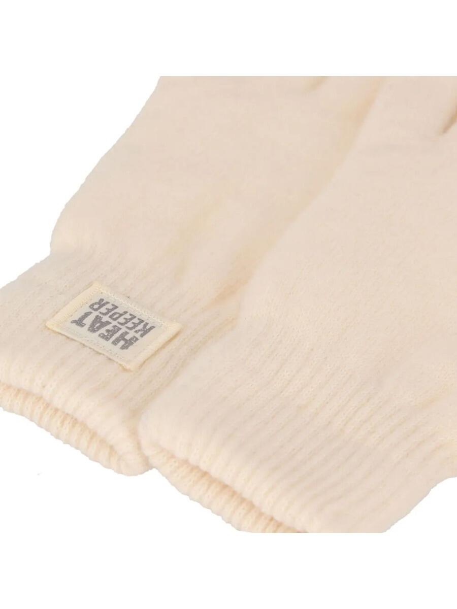 Dames Winter Thermo Set - Muts + Handschoenen + Nekwarmer - Off White 5/7