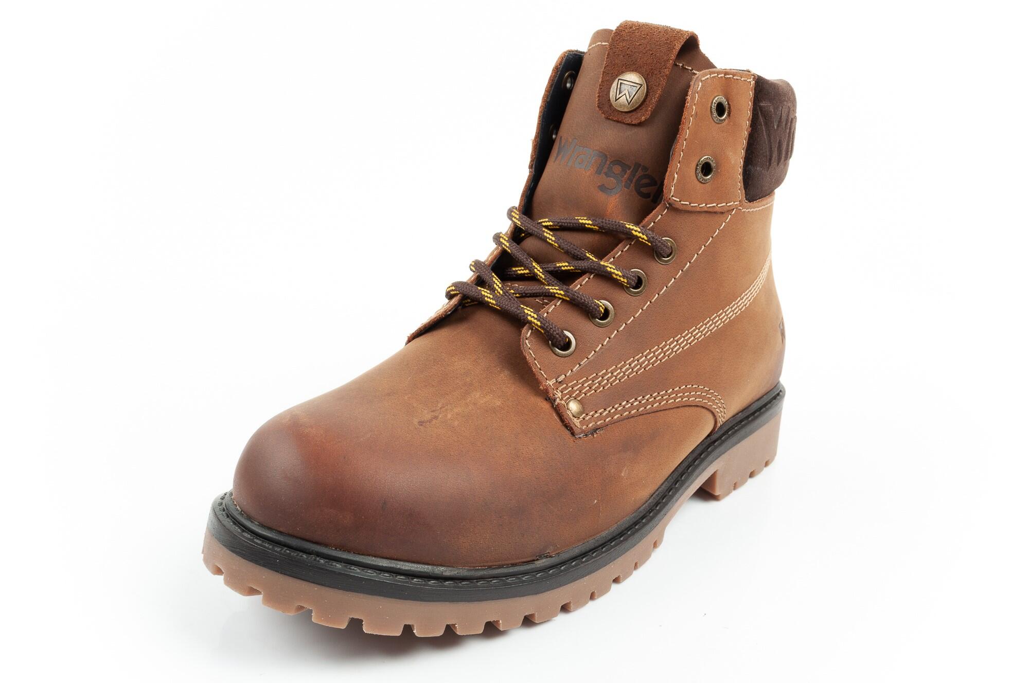 Sapatos de cano alto para homem Wrangler Arch em couro 3/7