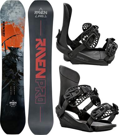 Zestaw Deska snowboardowa Raven PRO Sensei Carbon + Wiązania Raven King