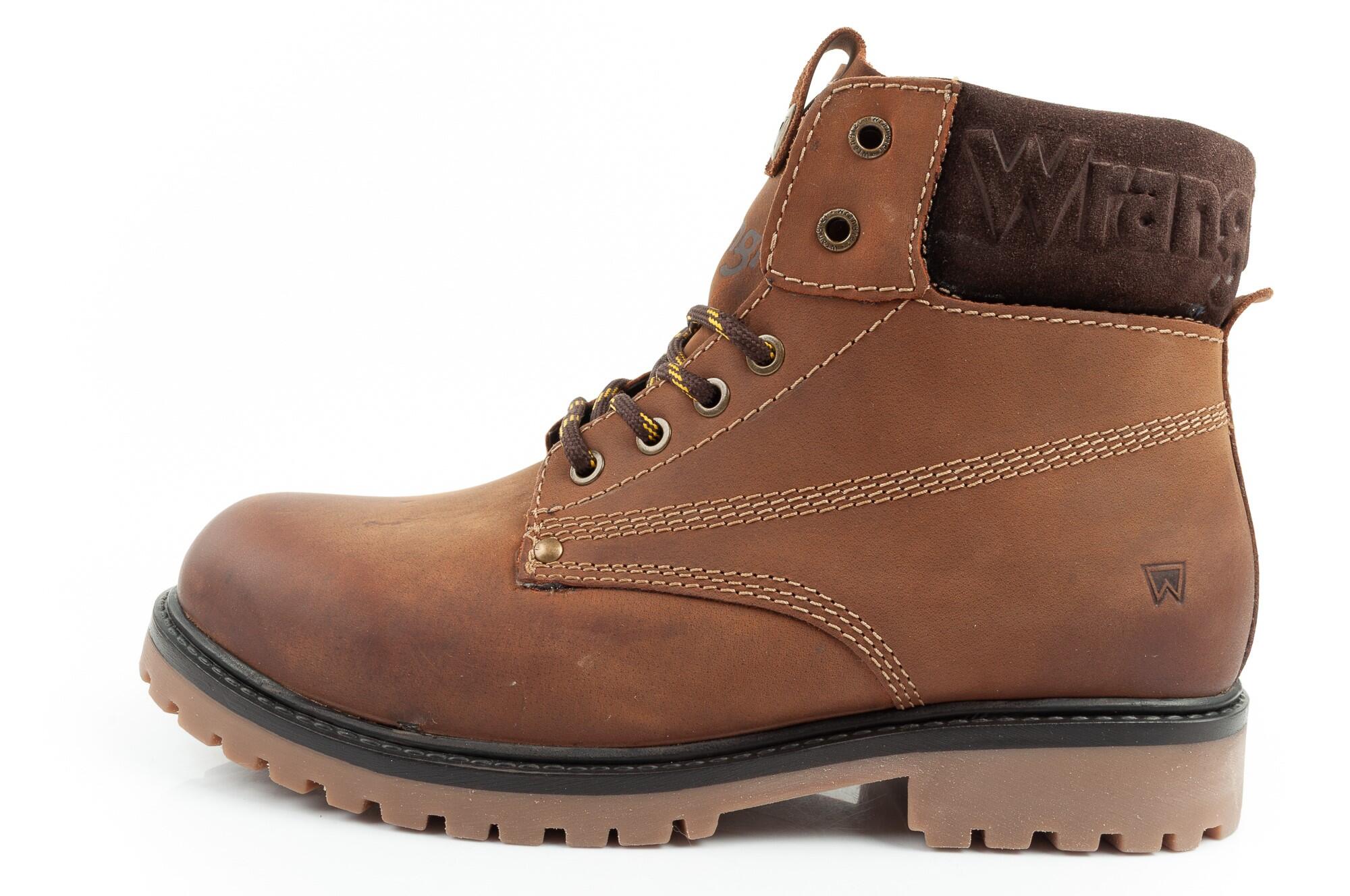 Sapatos de cano alto para homem Wrangler Arch em couro 2/7