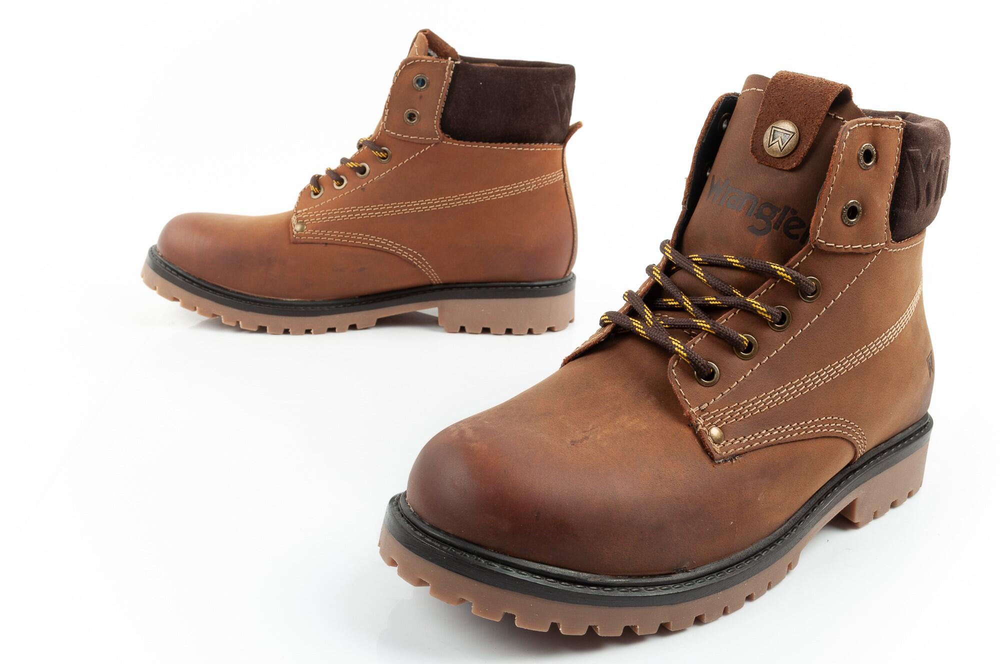 Sapatos de cano alto para homem Wrangler Arch em couro 5/7