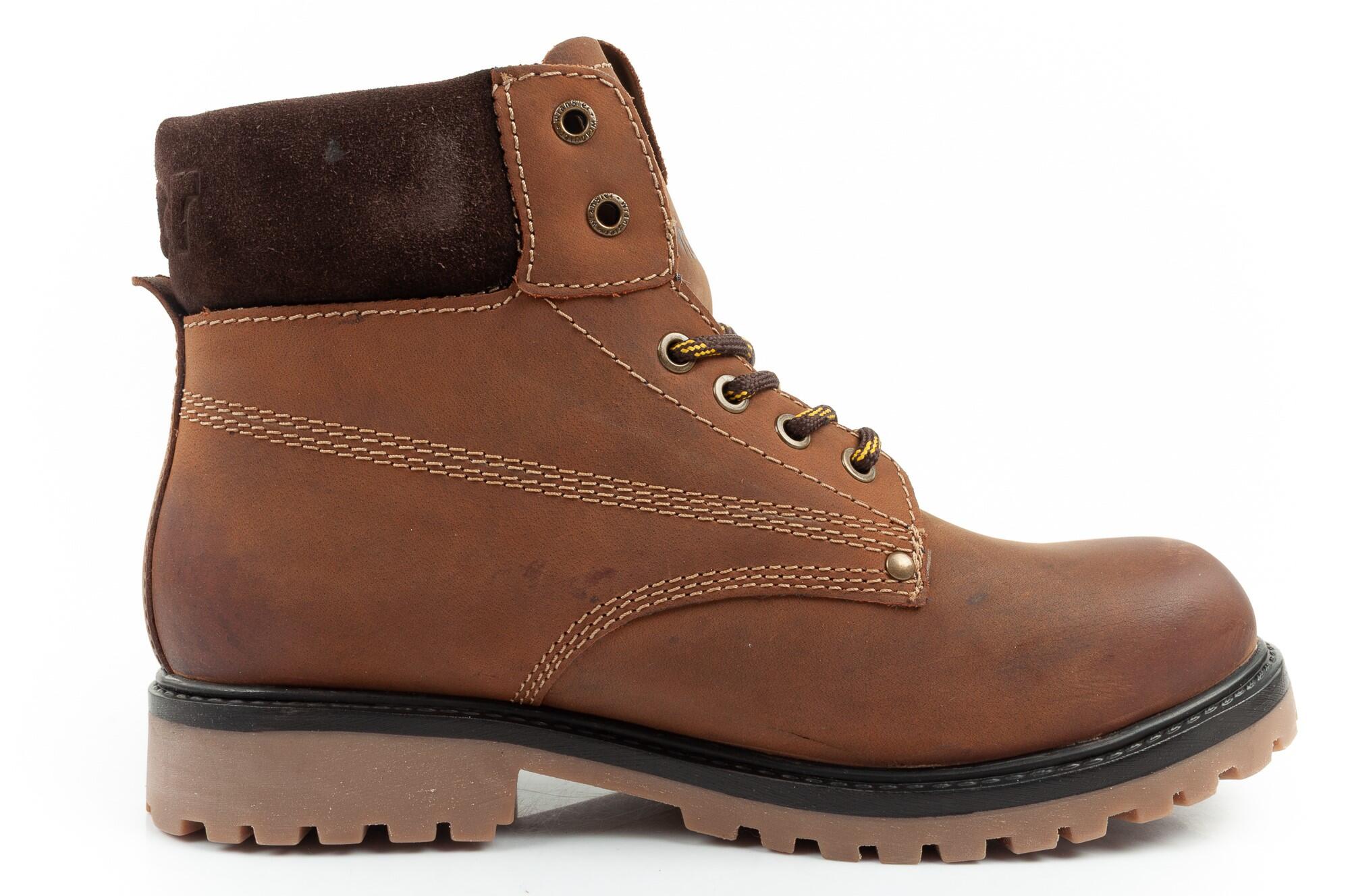 Sapatos de cano alto para homem Wrangler Arch em couro 4/7