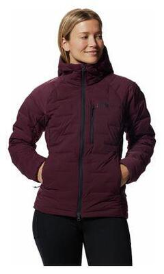 Mountain Hardwear Women's Stretchdown Hoody Bordeaux