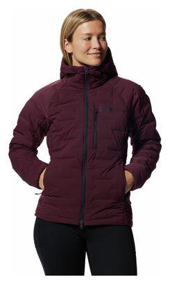 Mountain Hardwear Women's Stretchdown Hoody Bordeaux