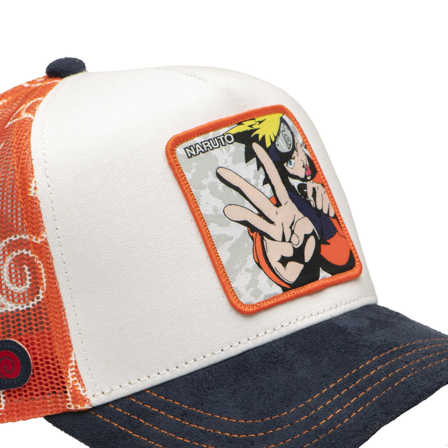 Casquette trucker avec filet mix sergé/suédine/mesh Naruto Uzumaki 2/5