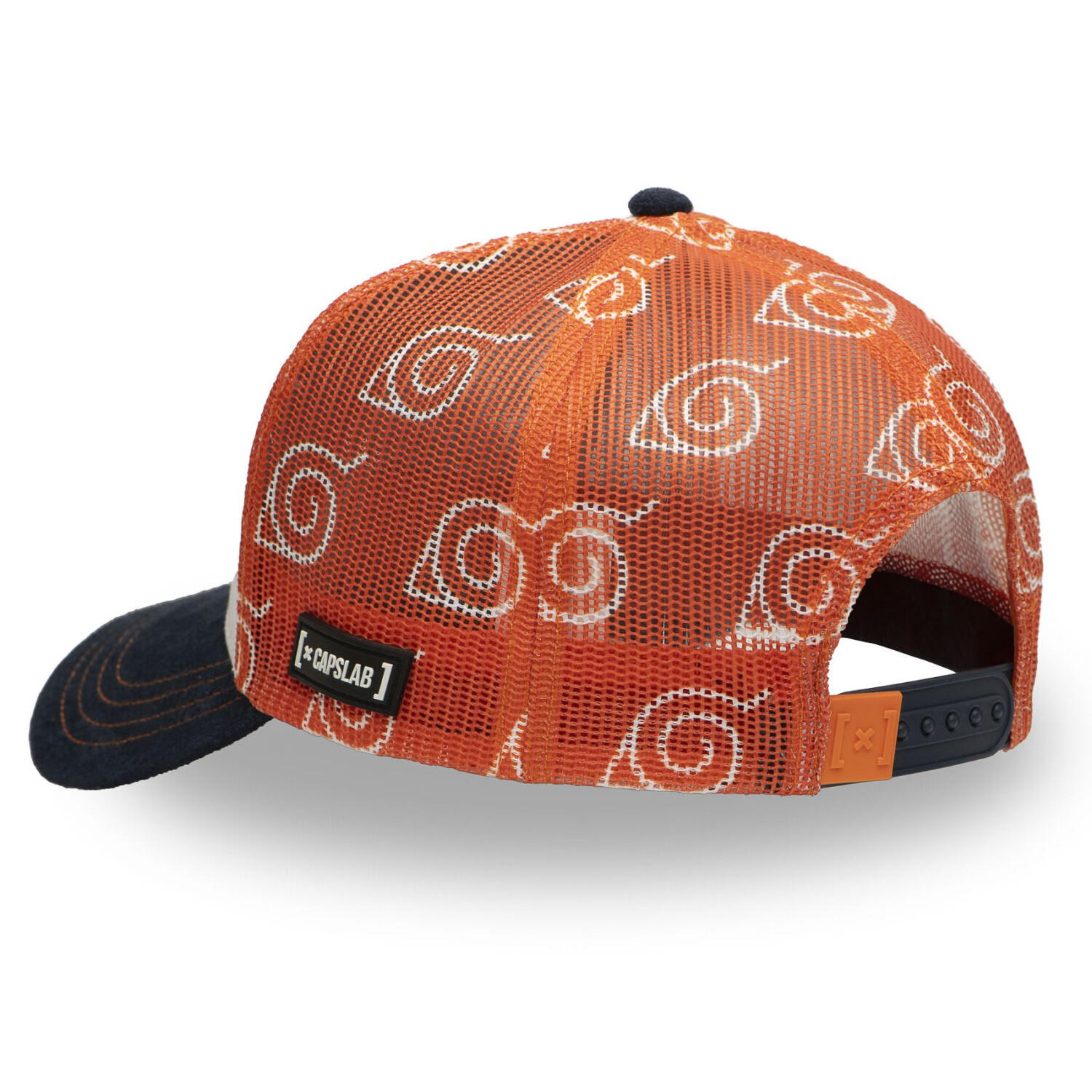 Casquette trucker avec filet mix sergé/suédine/mesh Naruto Uzumaki 4/5