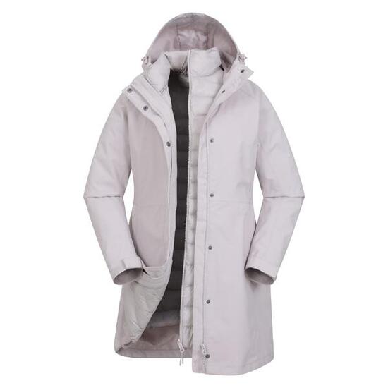 Mountain Warehouse Veste longue 3 en 1 femme Alaskan - Imperméable et chaude
