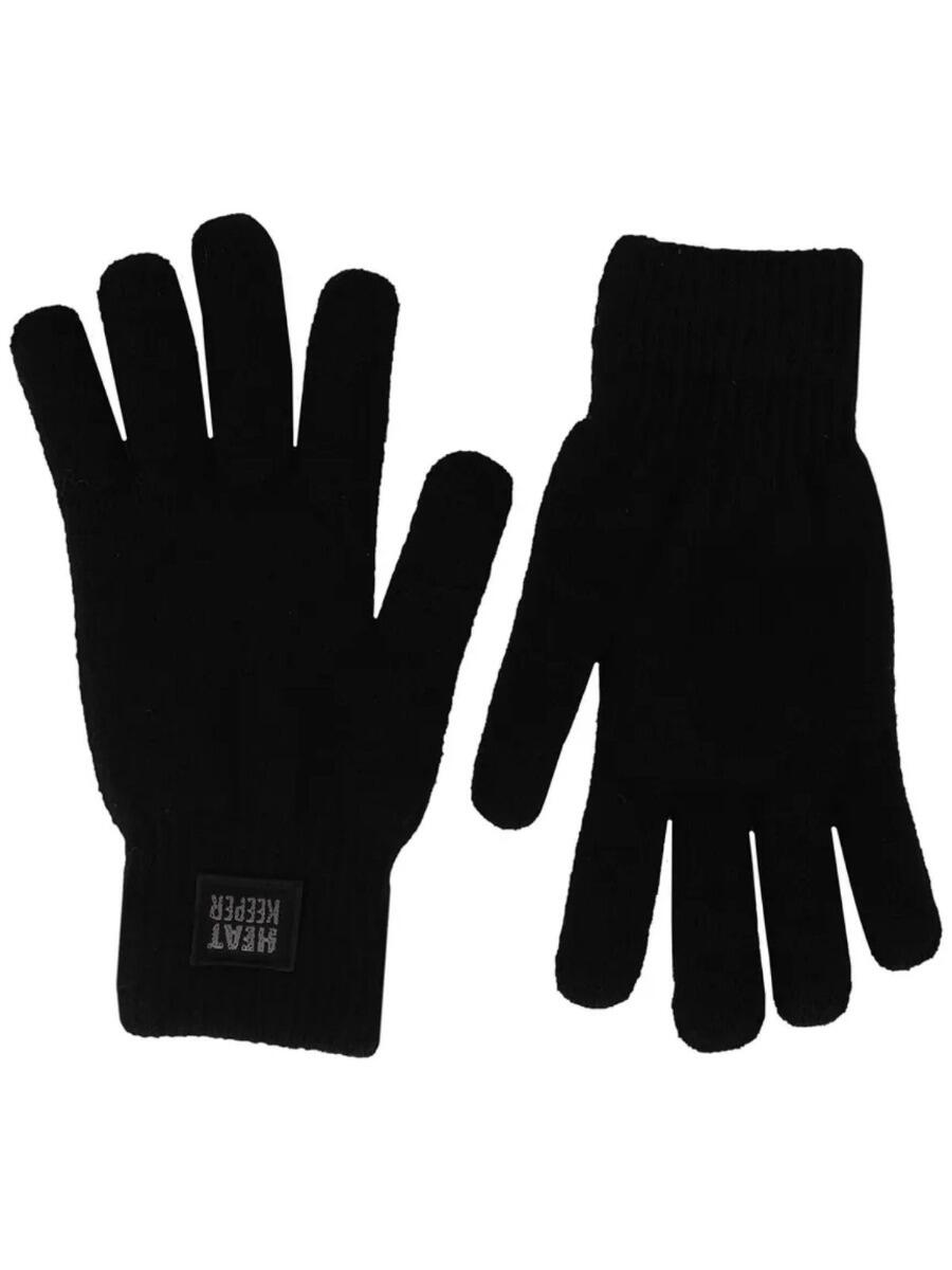 Ensemble thermique d'hiver pour femmes - Bonnet + gants - Noir 2/5