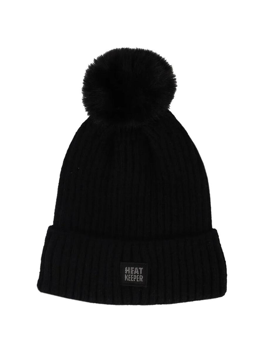 Ensemble thermique d'hiver pour femmes - Bonnet + gants - Noir 4/5