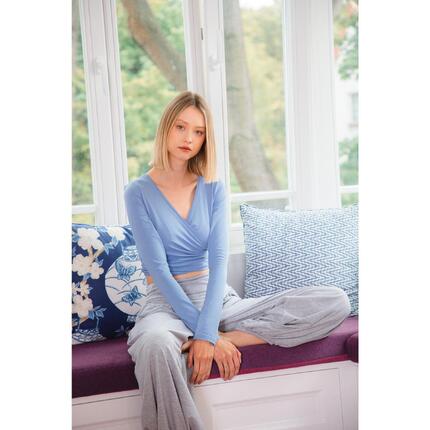 Spodnie haremki do jogi Moonholi Alladin z szerokimi nogawkami