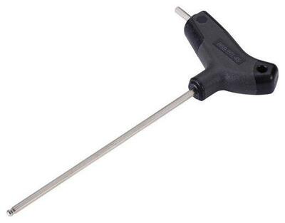 Chiave Allen a T 2.5 mm — Testa sferica impugnatura in composito
