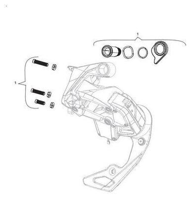 Kit de tornillería SRAM Red eTap AXS (aluminio)