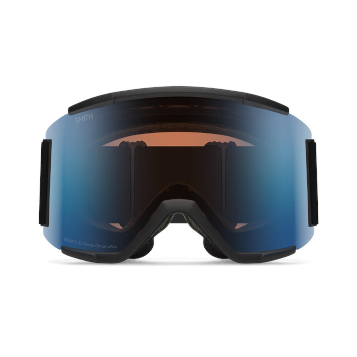 SMITH Masque de ski SQUAD XL - Black + ChromaPop™ Pro Photochromic Blue Mirror 3/6