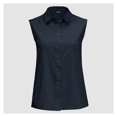 Jack Wolfskin Sonora Camisa Sem Mangas Mulher - Azul. 3/3