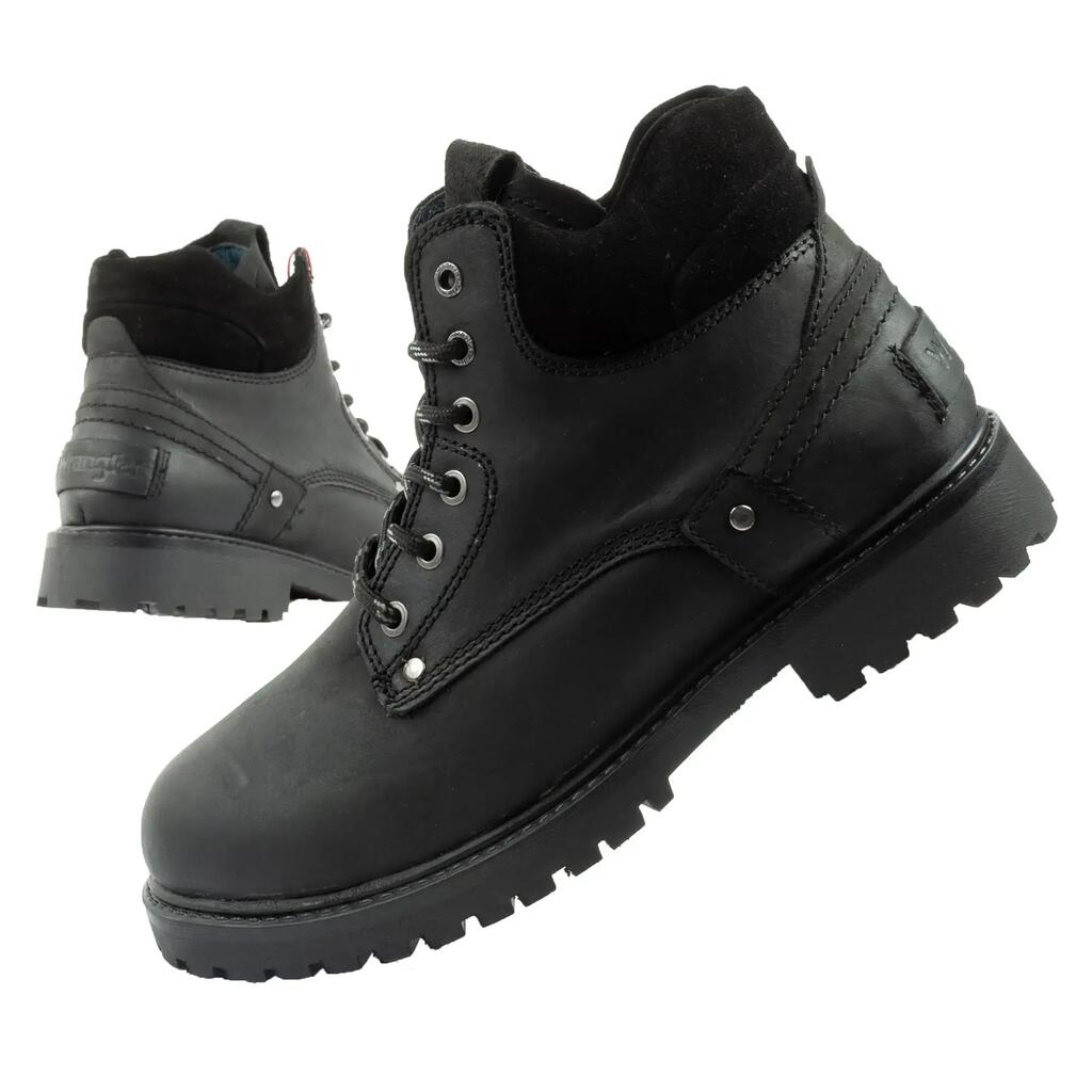 Wrangler Mens Smart Boots Yuma Mid Leather black UK Size 11