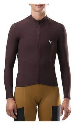 Maglia donna LeBram Off-Road mezza stagione manica lunga Bordeaux