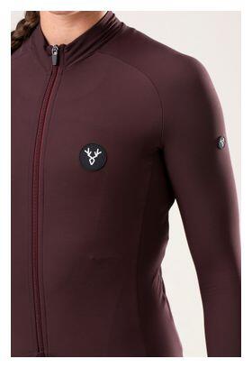 Maillot de manga larga LeBram Off-Road Mid-Season Burdeos para mujer 6/7