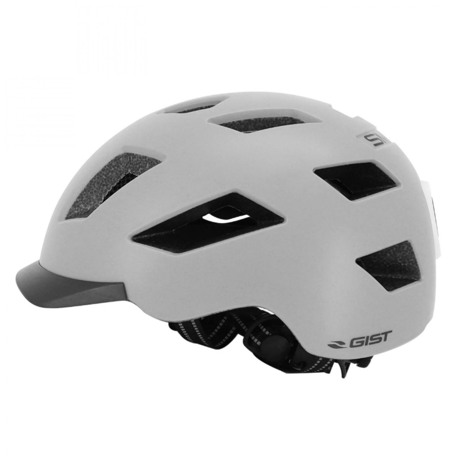 Helm mit Rücklicht Einstellung Rädchen - sichtbares Licht bis 200 m Gist Smart I 4/5