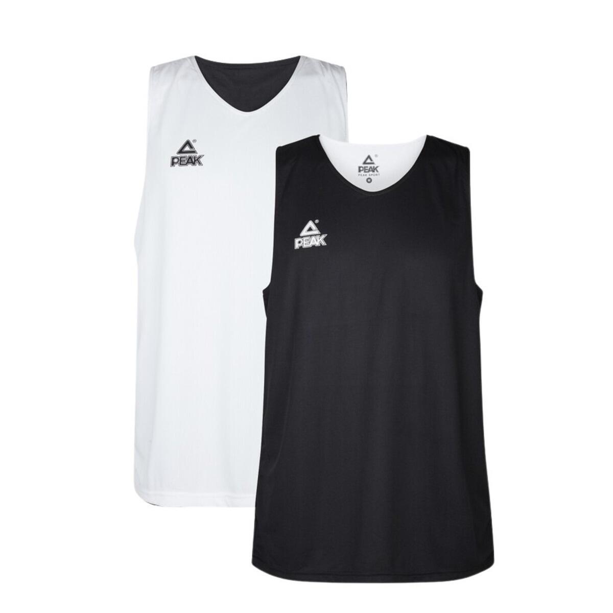 Peak - Maillot Réversible Peak New - T-shirt Manches Courtes - Blanc|noir - 52 2xl - Decathlon