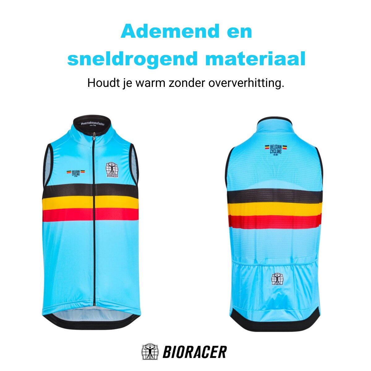 Wielervest Winddicht Ademend Heren - Official Belgian Cycling Icon 5/7