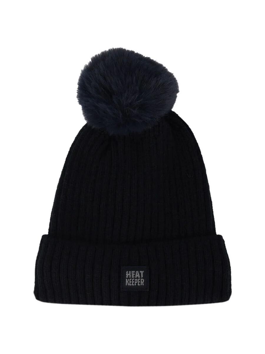 Ensemble Thermique Hiver Femme - Bonnet + Gants + Tour de Cou - Bleu Marine 4/7