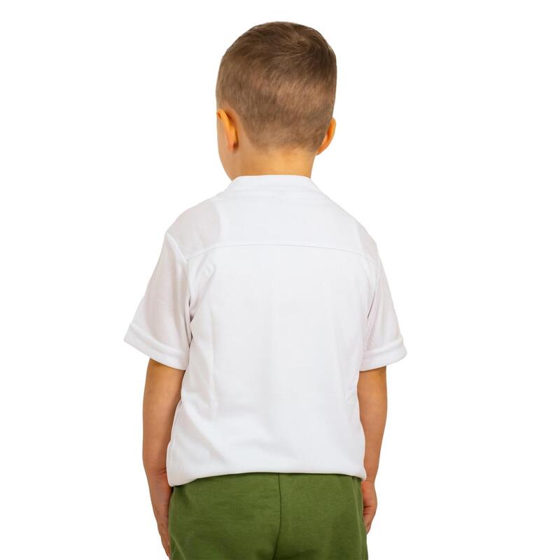 Tricou tehnic Fitskin Alb Juniori