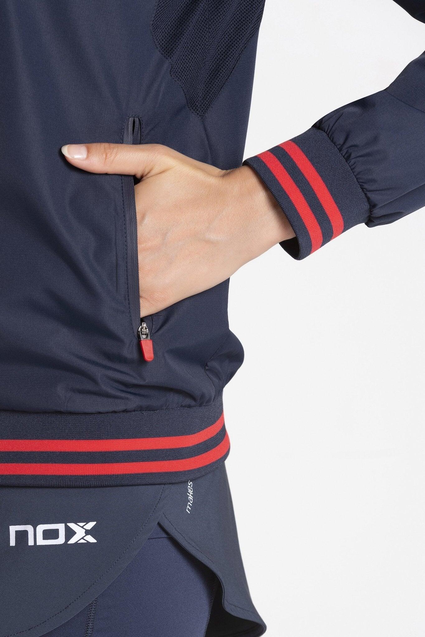 Giacca A Vento Da Donna Nox Pro Blu Navy 4/5