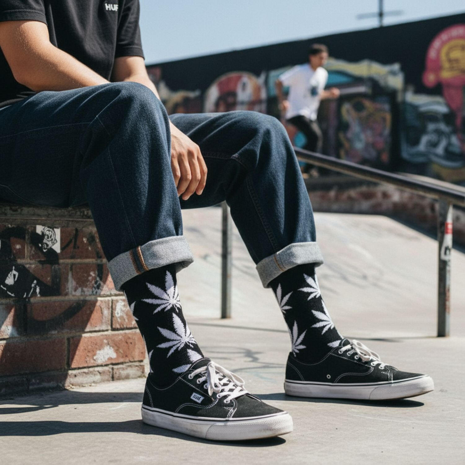 HUF Essentials Plantlife wandelsokken 2/2
