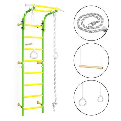 Sprossenwand mit Klimmzugstange Next 1 Klettergerüst für Kinder und Erwachsene