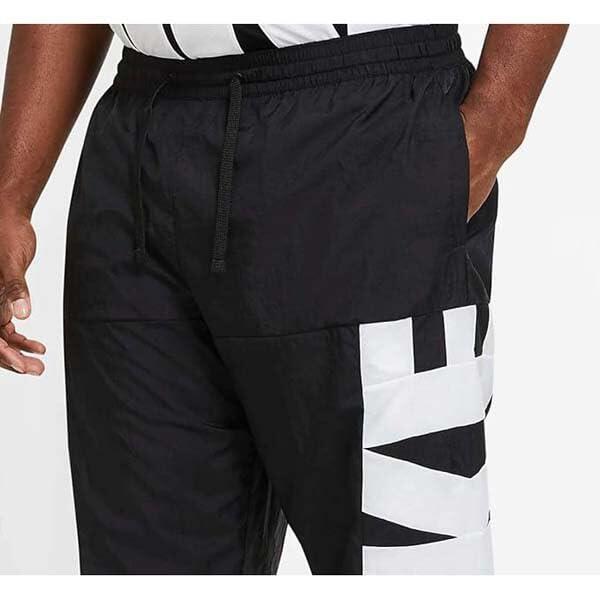 Pantalon long Nike Dri-FIT Starting 5 Homme Noir/Blanc Taille L 3/4