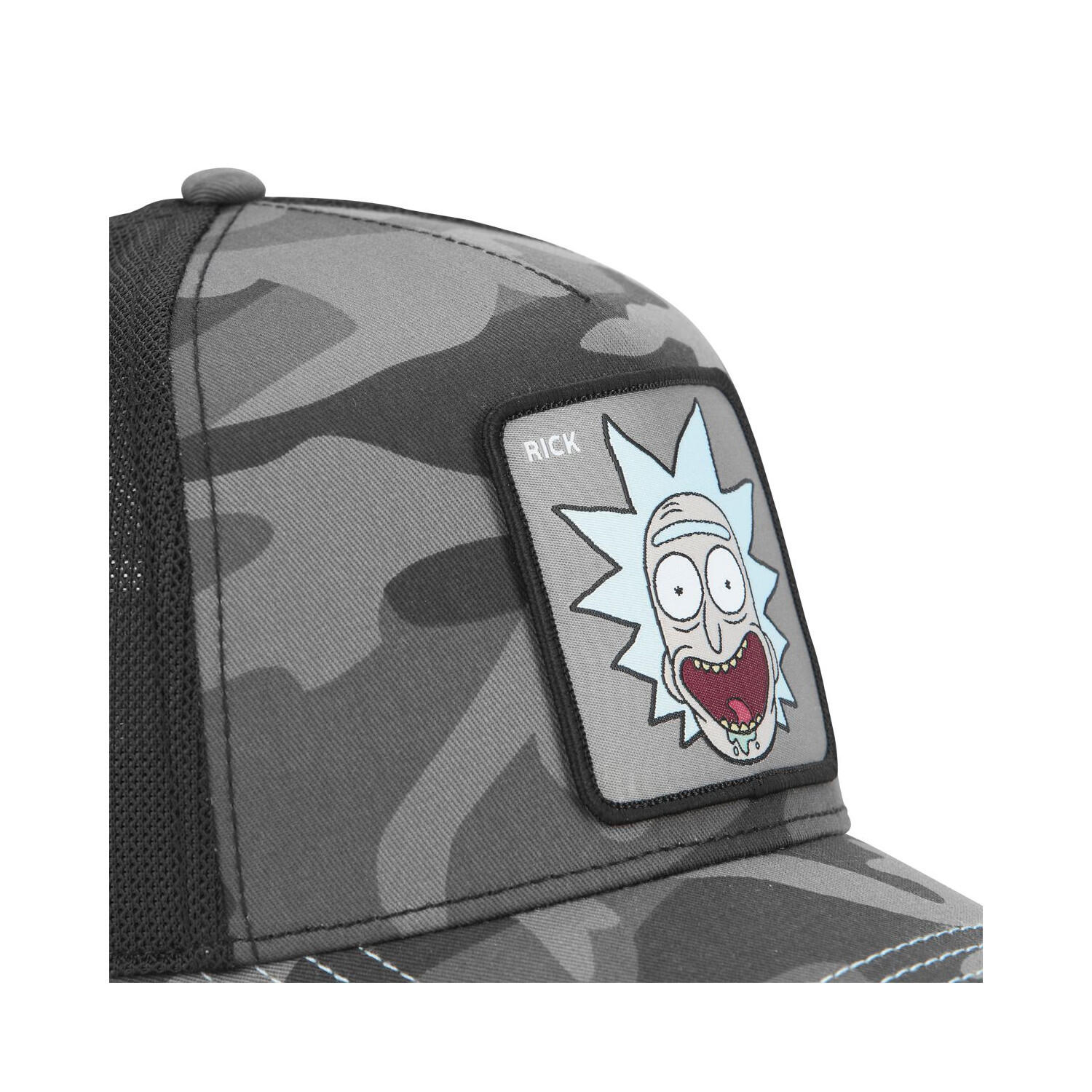 Casquette trucker premium en sergé de coton Rick & Morty Black Camo 2/5