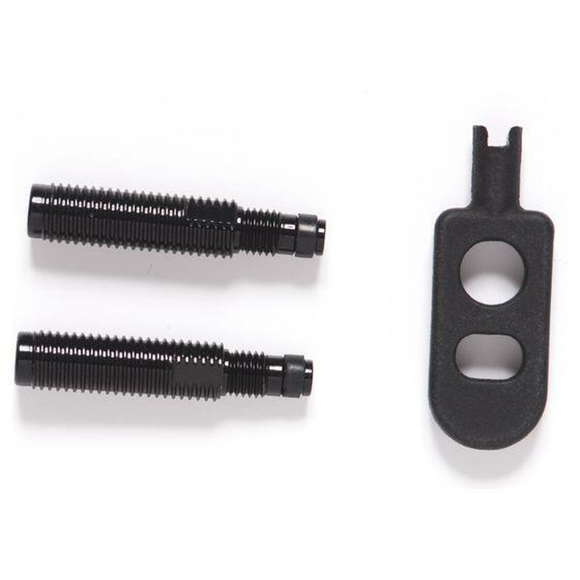 BBB Paire De Prolongateurs De Valve 80 Mm - Réf BTI-99 - Noirs