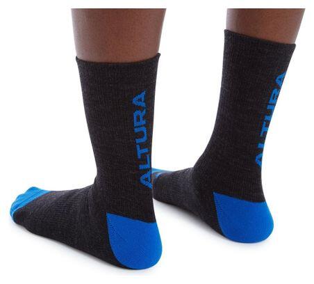 Chaussettes Unisexe Altura Mérinos Noir/Bleu 2/4