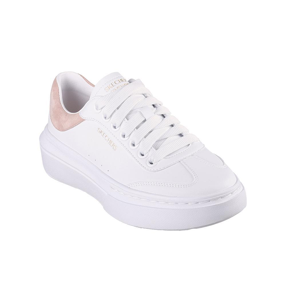 Turnschuh DAMEN Skechers Cordova Classic-best Behavior WEISS-ROSA 2/5