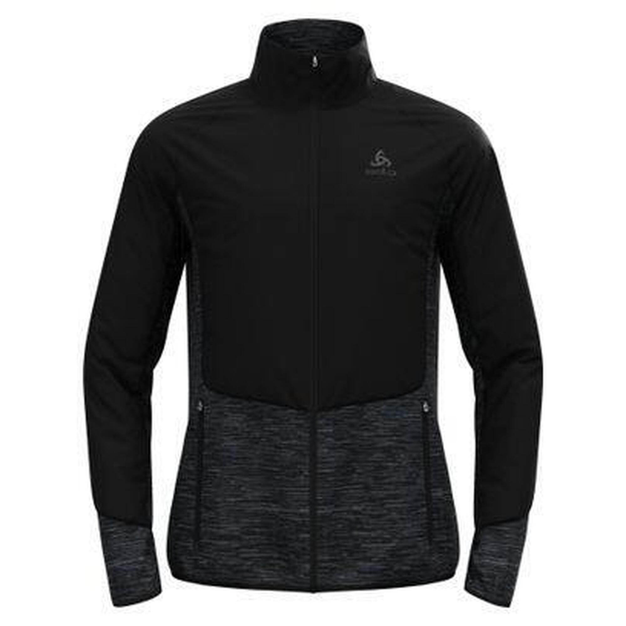 Odlo - Veste Manches Longues Odlo Run Easy Warm Noir Homme - Veste - Gris|noir - Decathlon