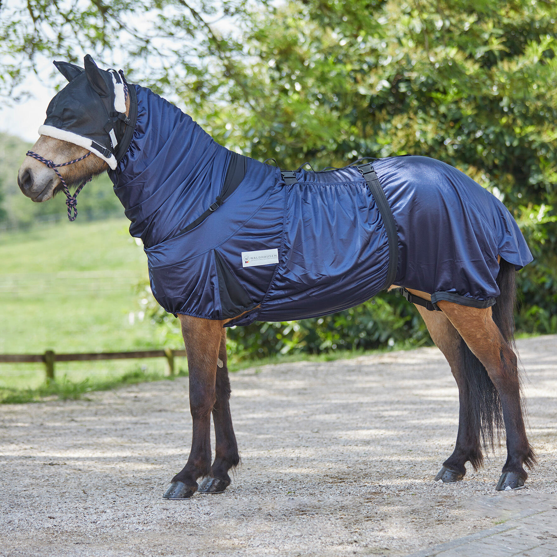 Waldhausen - Couverture Anti-eczéma Pour Cheval Waldhausen - Couverture Cheval - Bleu - 165 Cm - Decathlon
