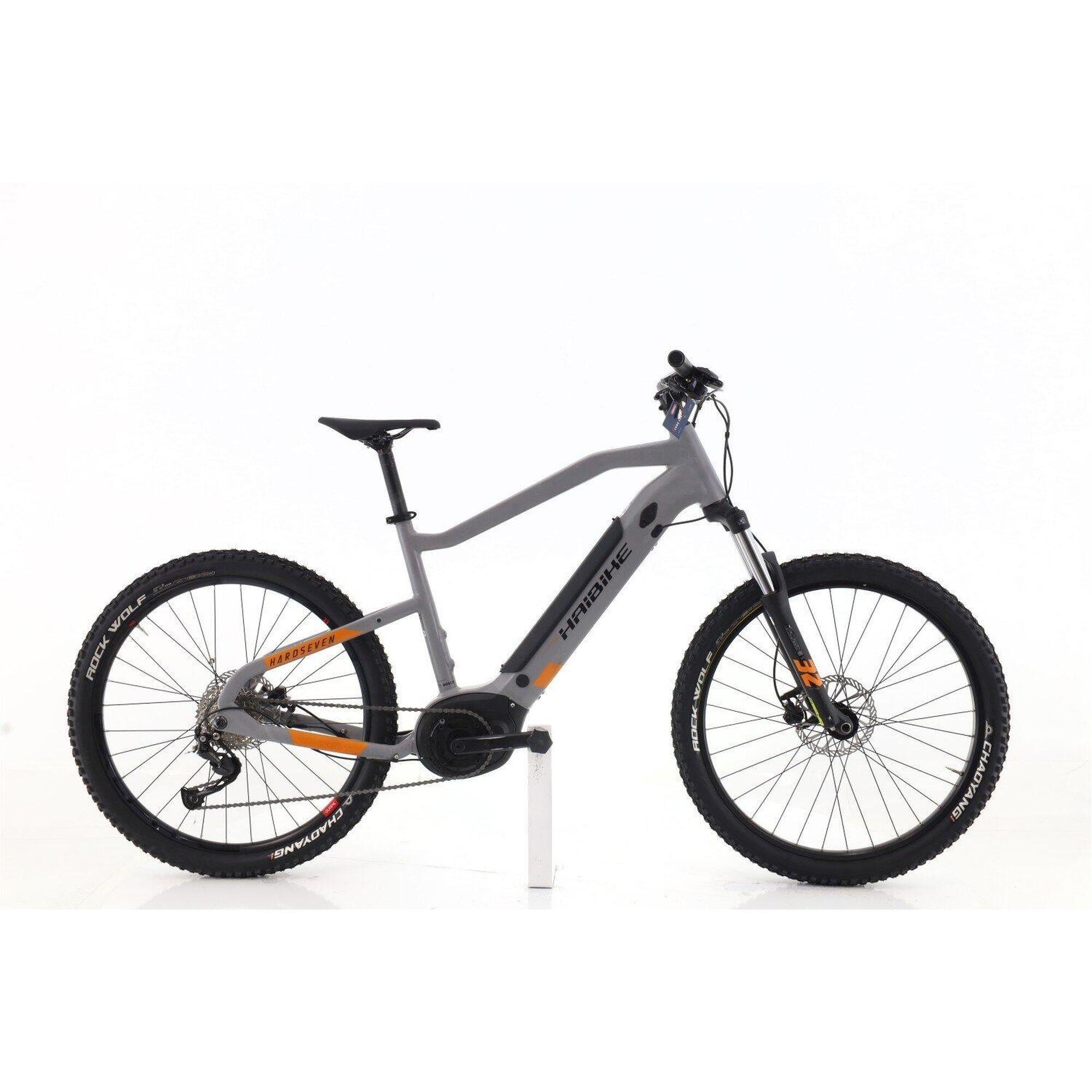 Haibike - Ebike Reconditionné ·  Hardseven 4 · Bon État - Vélo Tout Terrain - Gris|orange - L - 175-184cm - Decathlon