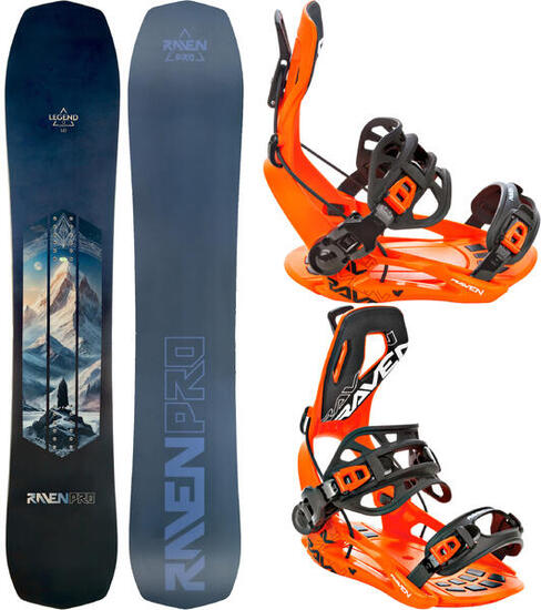 Zestaw Deska snowboardowa Raven PRO Legend + Wiązania Raven FT360