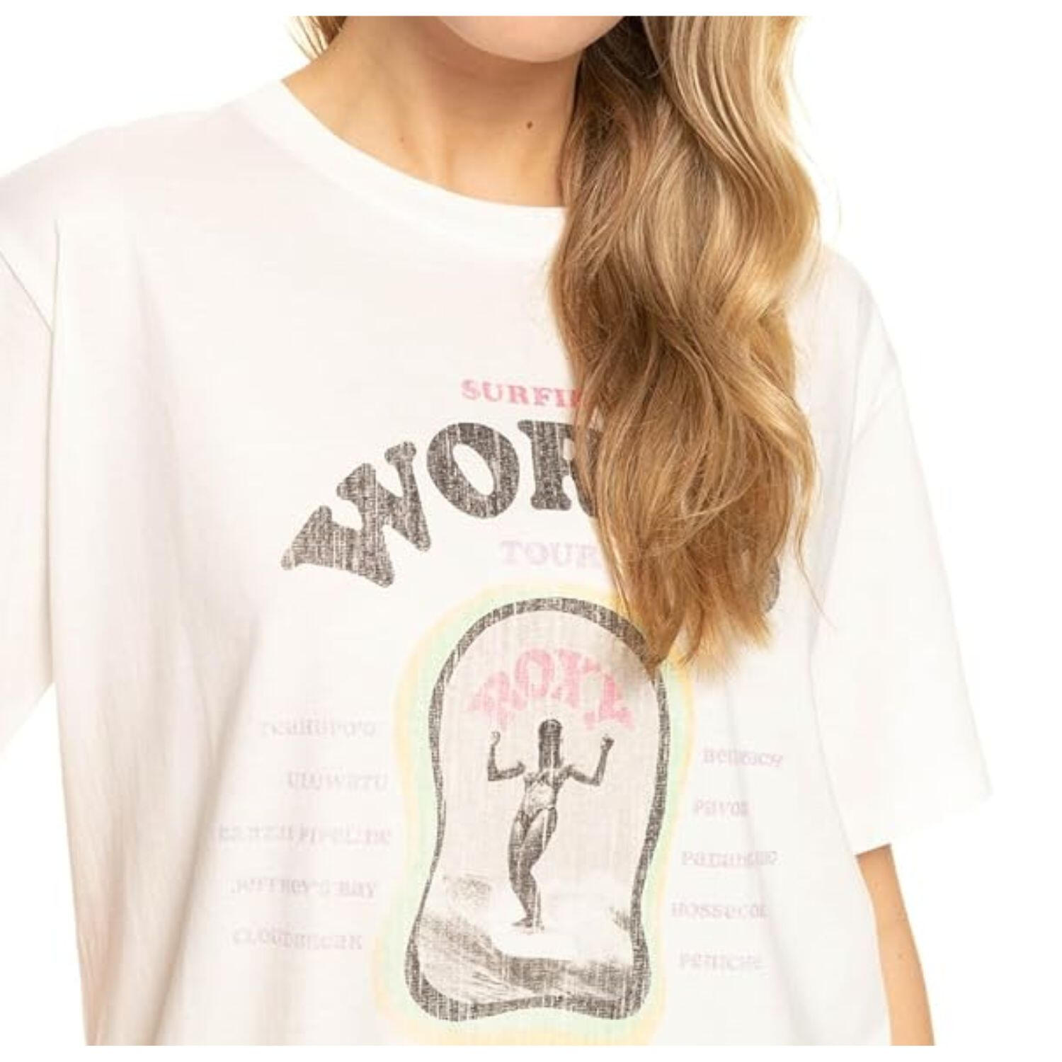 Dames t-shirt wandelen Roxy Moonlight Sunset 4/6