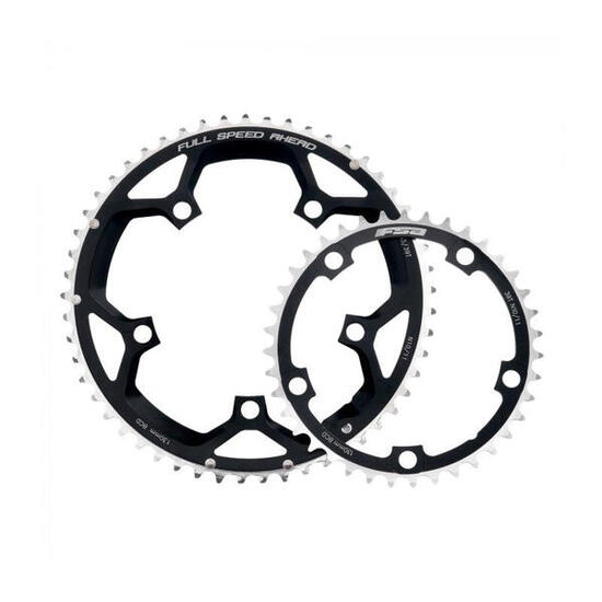 FSA Kettenblatt Road Pro 5-Arm 110 mm x 46 T Schwarz/Silber - 11-fach Rennrad...