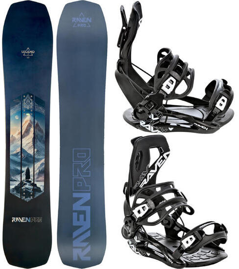 Zestaw Deska snowboardowa Raven PRO Legend + Wiązania Raven FT360