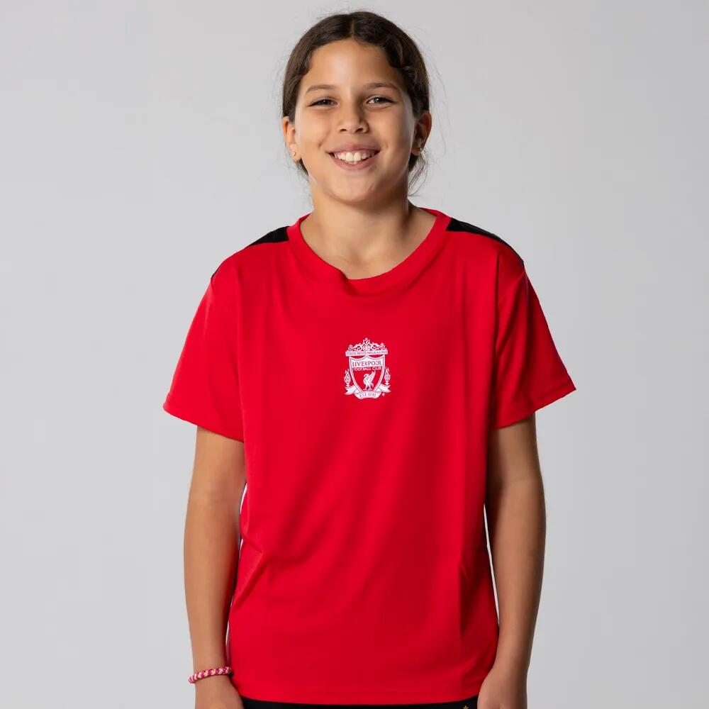 Liverpool Fc - Liverpool Maillot De Football Enfants - Maillot Manches Courtes - Rouge -  6 À 8 Ans - Decathlon