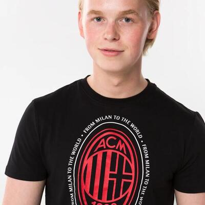 Ac milan logo t-shirt senior