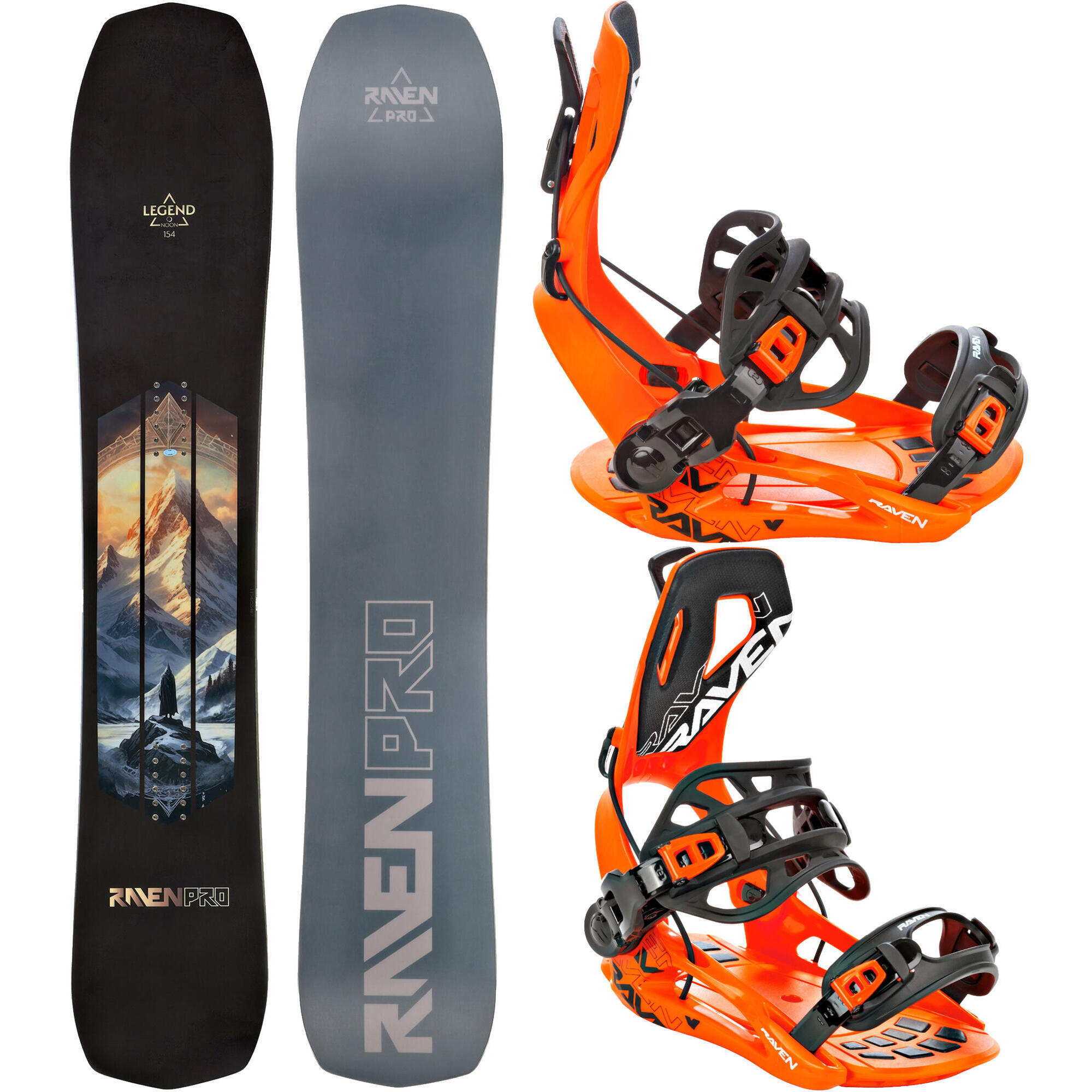 Zestaw Deska snowboardowa Raven PRO Legend + Wiązania Raven FT360