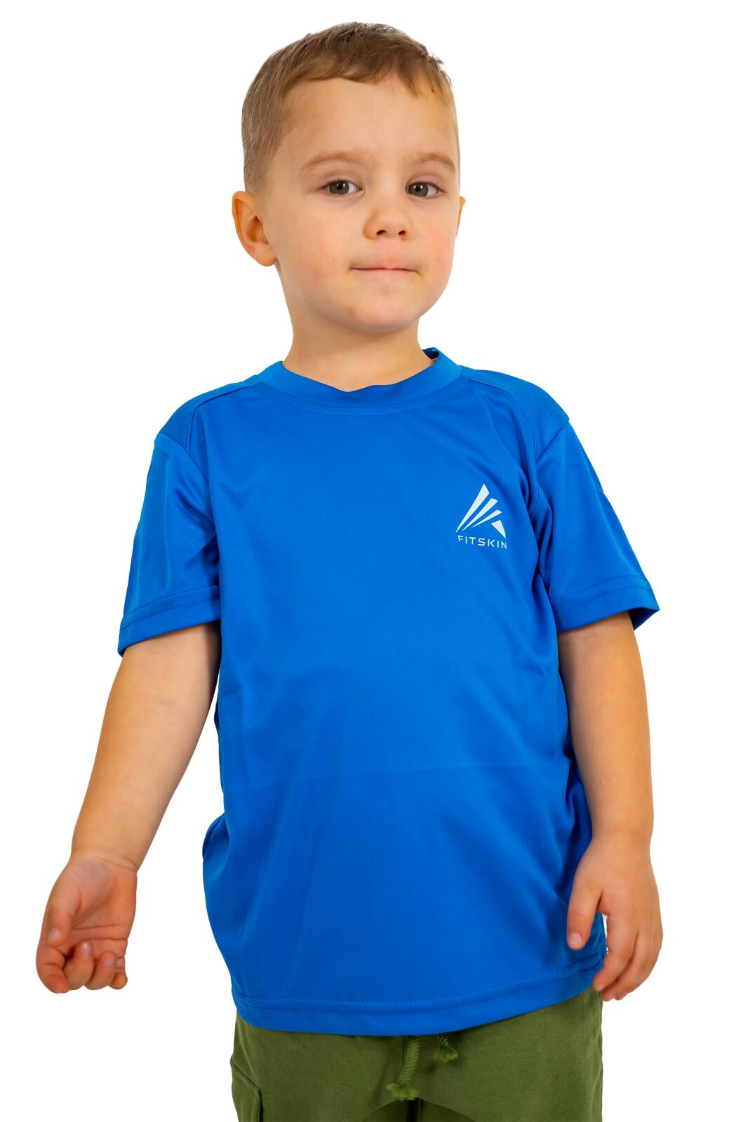Tricou tehnic Fitskin Albastru Juniori