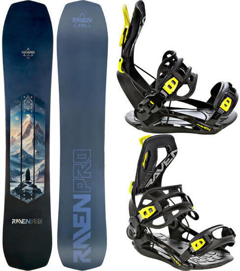 Zestaw Deska snowboardowa Raven PRO Legend + Wiązania Raven FT360