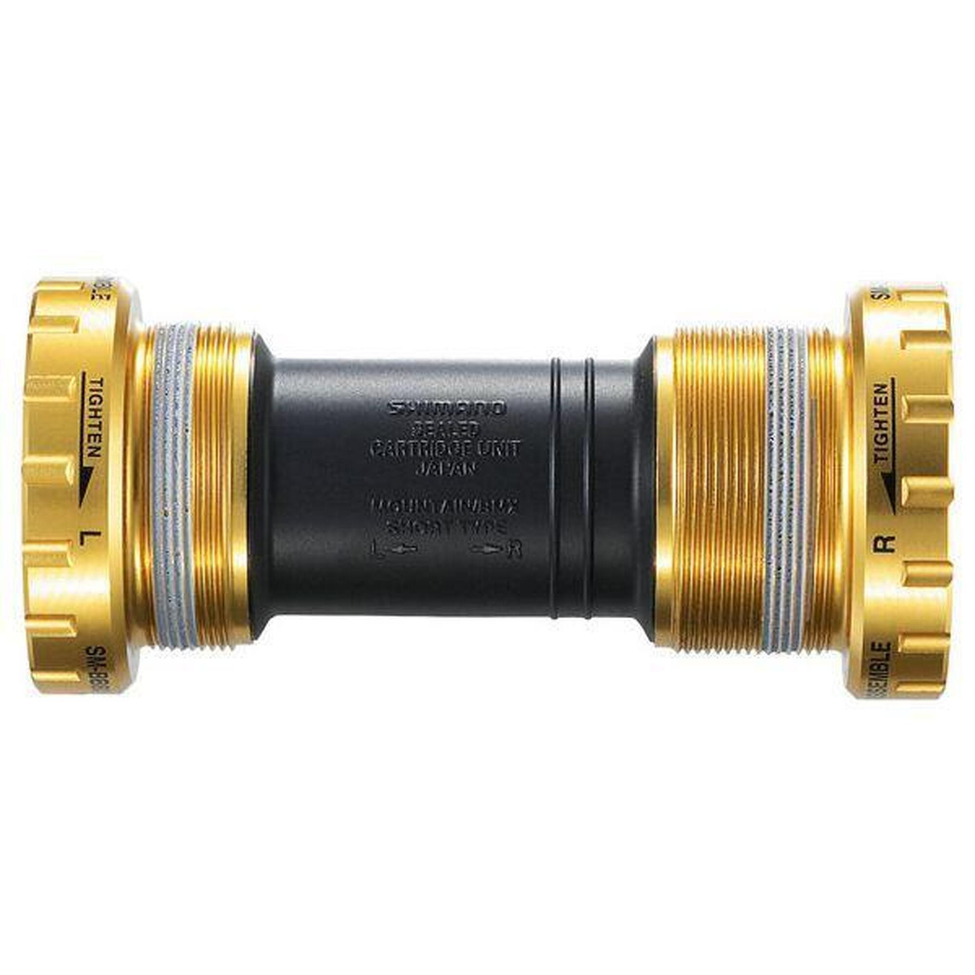 Shimano - Boîtier Externe Shimano Saint Hollowtech Ii 83 Mm - Or - Boitier De Pédalier - Jaune - 83 Mm - Decathlon