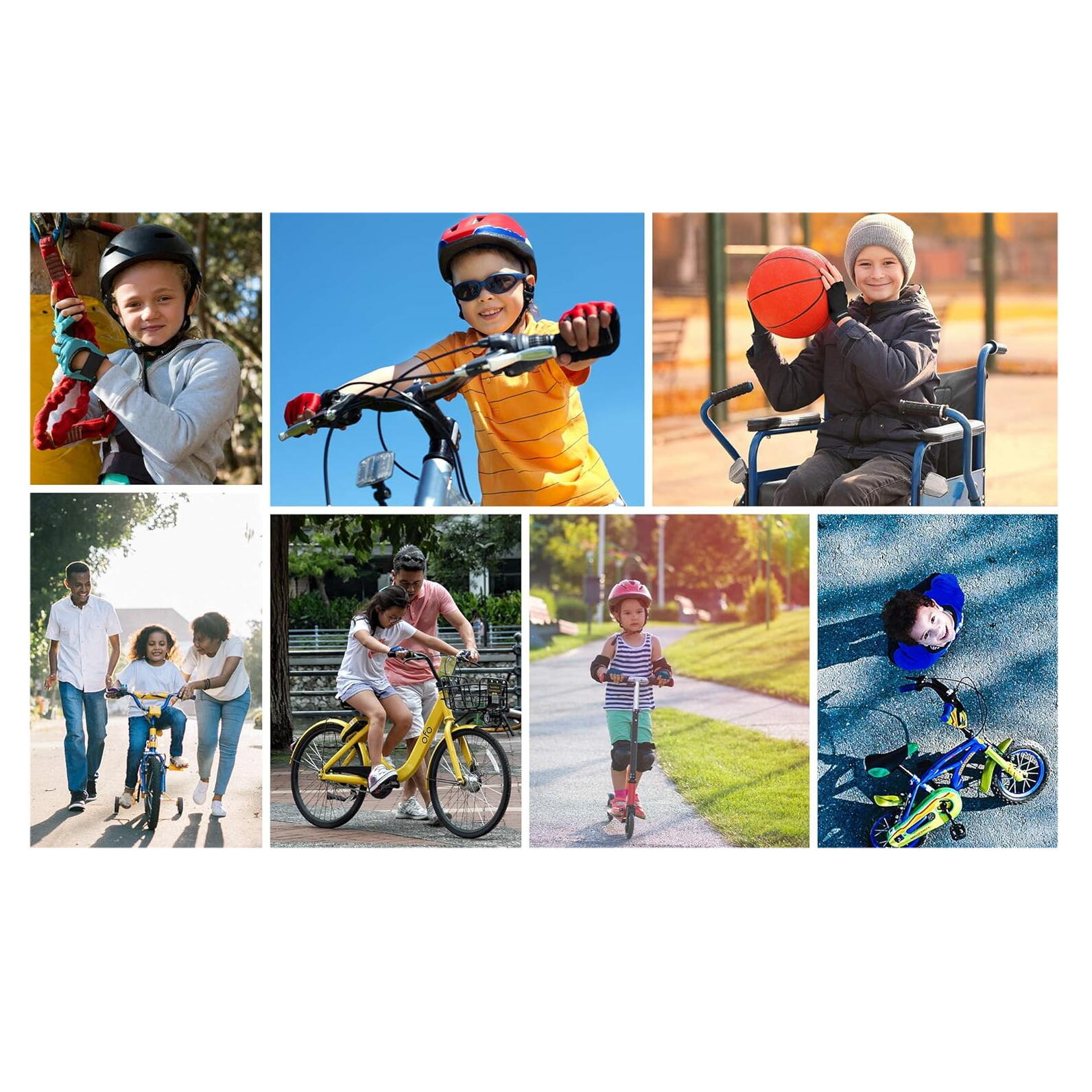 Gants cyclisme enfants Meteor Fluid 7/7