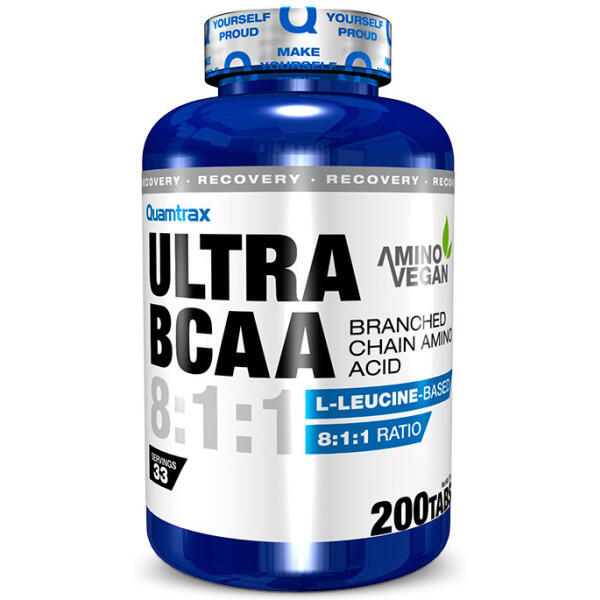 QUAMTRAX Quamtrax Ultra Bcaa 8:1:1 200 Tabs
