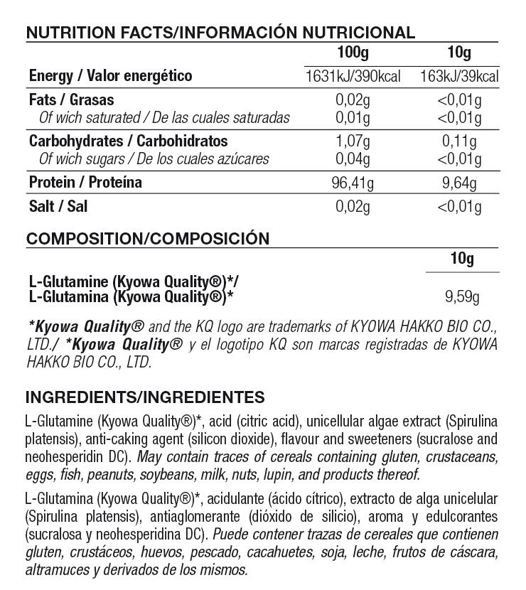 Quamtrax L-glutamine 800 Gr 3/4
